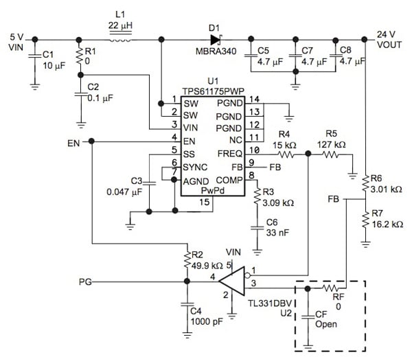 TI TPS61175 LDO TI TPS61175 LDO